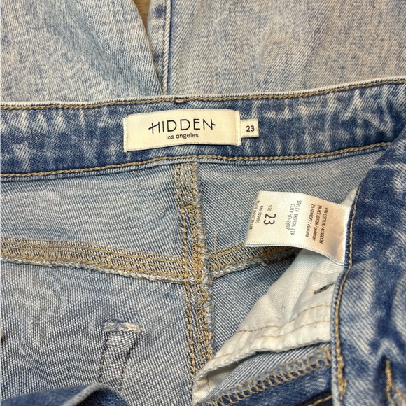 Hidden Light Blue Distressed Women Jeans, size 23 - Picture 8 of 10
